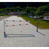 Drehbare Wegesperre zum Aufdübeln, verzinkt