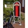 Fahrradständer mit Werbung