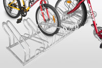 GEWA Fahrradst&auml;nder Reihenparker Fahrradparker TOP f&uuml;r 4 8 10 12 Fahrr&auml;der V1