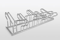 GEWA Fahrradst&auml;nder Reihenparker Fahrradparker TOP f&uuml;r 4 8 10 12 Fahrr&auml;der V1