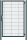 Classic Gartentor Gartent&uuml;r Zauntor Einzeltor Tor Zaun Doppelstabmatten GEWA