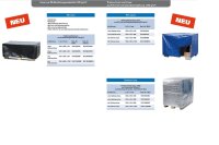 GEWA Palettenabdeckhaube PE/PVC/Folie