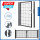 GEWA ETE-656-2030-1000-TP50-7016 Einzeltor ECONOMY RAL7016 anthrazit H 2000 mm und B1000 mm