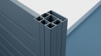 GEWA Auminium Pfosten 68x68x1800 mm zum einbetonieren...