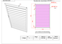 GEWA ALU Premium Einzeltor 1900 x 1200 mm Anthrazit pulverbeschichtet mit Pfosten