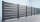 GEWA Aluminium Zaunfeld H1200 x B1830 mm Anthrazit mit 100 mm Paneelen und 20 mm Paneelenspalt