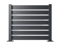 GEWA Aluminium Zaunfeld H1900 x B1830 mm Anthrazit mit...