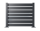 GEWA Aluminium Zaunfeld H1900 x B1830 mm Anthrazit mit 100 mm Paneelen und 20 mm Paneelenspalt