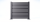 GEWA Aluminium Zaunfeld H1900 x B1830 mm Anthrazit mit 100 mm Paneelen und 20 mm Paneelenspalt