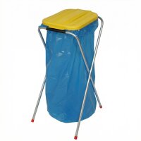 GEWA Abfallsamler 1 x 70/120l station&auml;r mit gelbem...