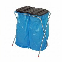 GEWA Abfallsammler 2 x 70/120l station&auml;r mit 2...