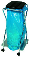 GEWA Abfallsammler 1 x 70l fahrbar mit Kunststoffdeckel...